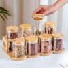The Kindra Glass Seasoning Jar Set