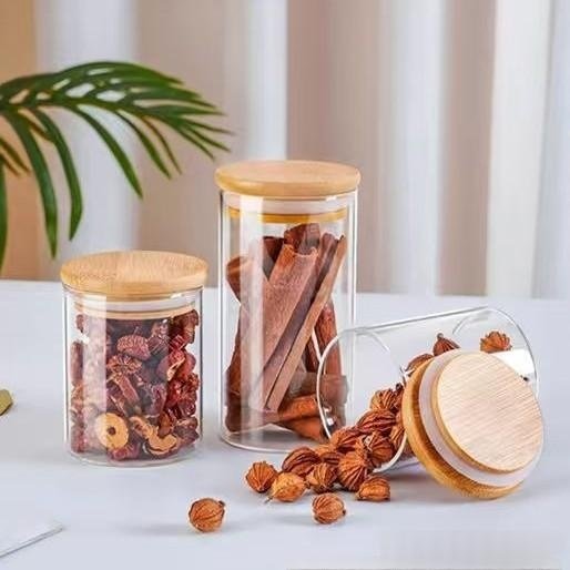 The Kindra Glass Seasoning Jar Set