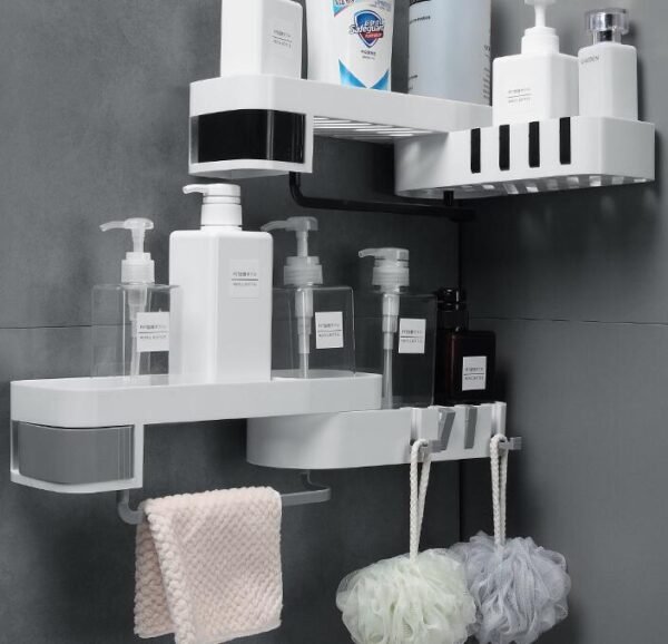 1223975557642.jpg The Kindra Corner Bathroom Shelf