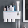 The Kindra Wall-Mounted Toothbrush & Toiletry Organizer