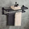 The Kindra Folding Aluminum Towel Rack