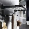 The Kindra Folding Aluminum Towel Rack