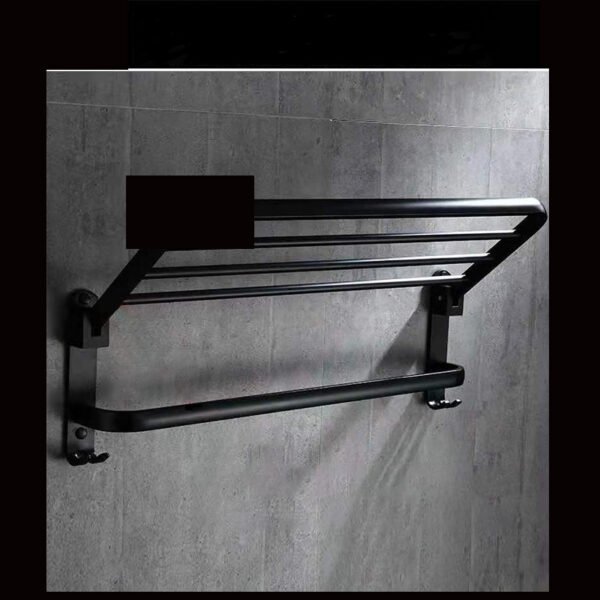 The Kindra Folding Aluminum Towel Rack