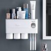 The Kindra Wall-Mounted Toothbrush & Toiletry Organizer