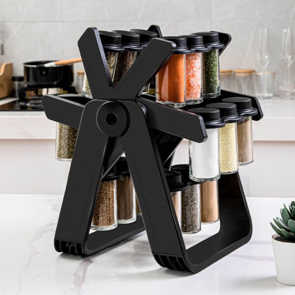 The Kindra Rotating Spice Rack Set