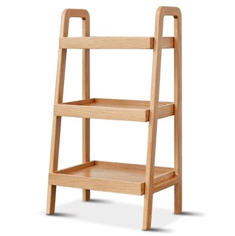 The Kindra Four-Tier Wood Storage Shelf