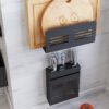 The Kindra Aluminum Kitchen Wall Shelf