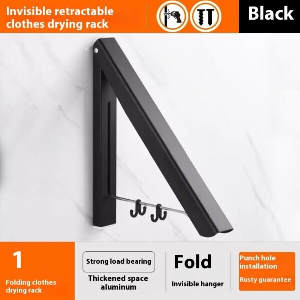 2520299e-7634-4a75-9c5c-3fee95326a1a_trans.jpeg The Kindra Folding Wall-Mounted Clothes Rack