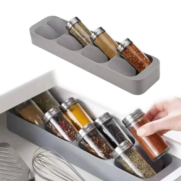 The Kindra Slim Spice Bottle Tray