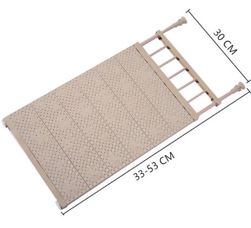 The Kindra Adjustable Tension Closet Shelf