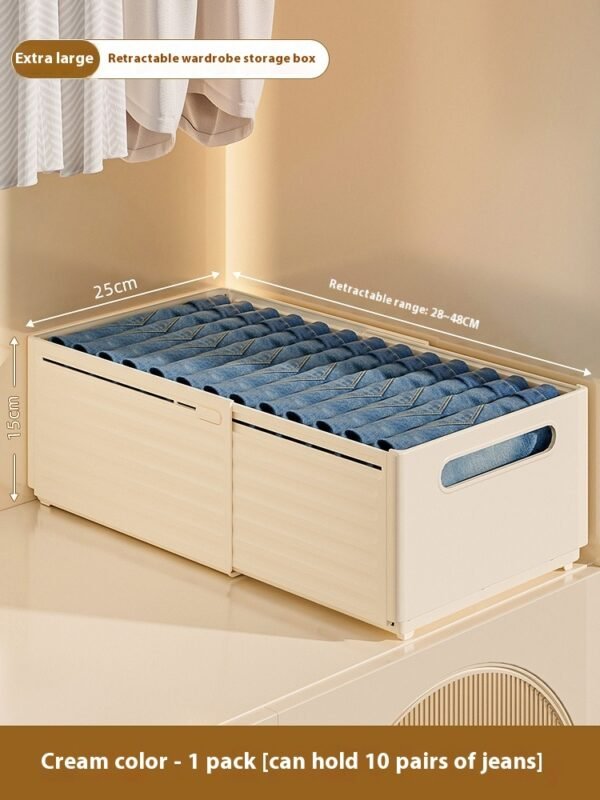 The Kindra Foldable Wardrobe Storage Box