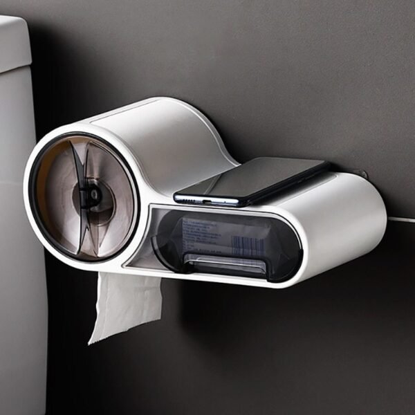 The Kindra No-Drill Toilet Roll Holder