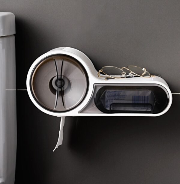 The Kindra No-Drill Toilet Roll Holder