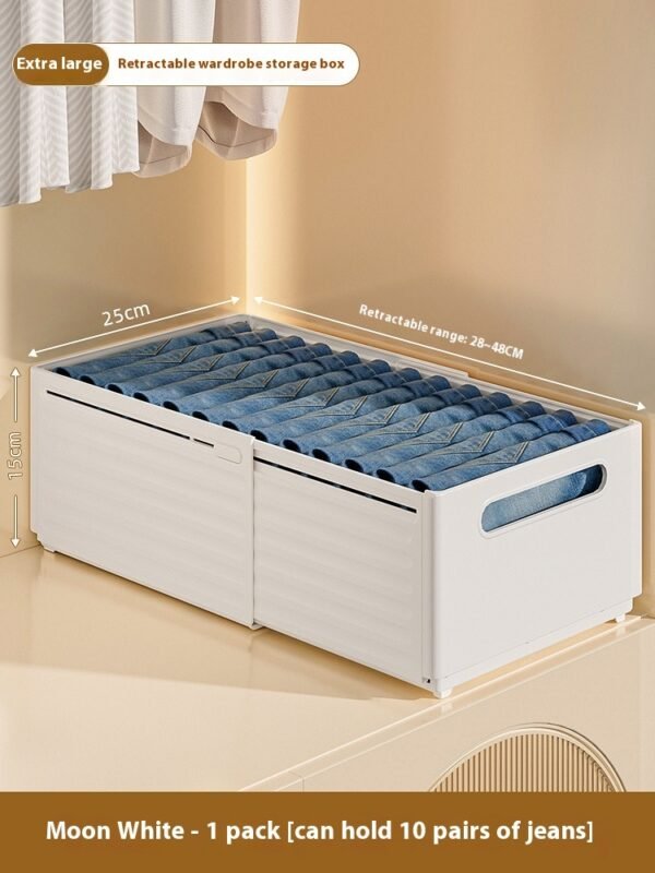 The Kindra Foldable Wardrobe Storage Box
