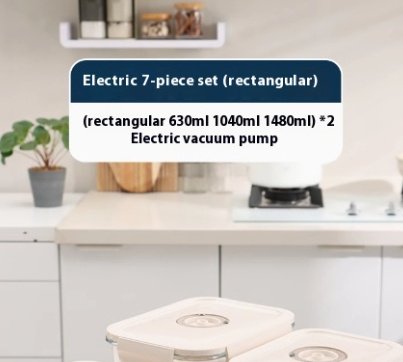 The Kindra Vacuum Glass Food Storage Set