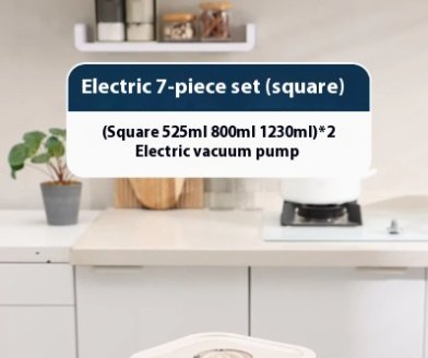 The Kindra Vacuum Glass Food Storage Set