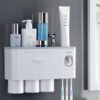 The Kindra Wall-Mounted Toothbrush & Toiletry Organizer