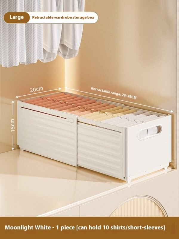 The Kindra Foldable Wardrobe Storage Box