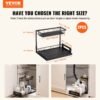 The Kindra Two-Tier Pull-Out Cabinet Organizer