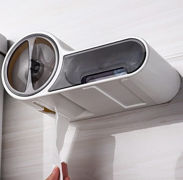 The Kindra No-Drill Toilet Roll Holder