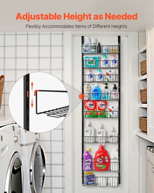 The Kindra Eight-Tier Over-Door Pantry Organizer