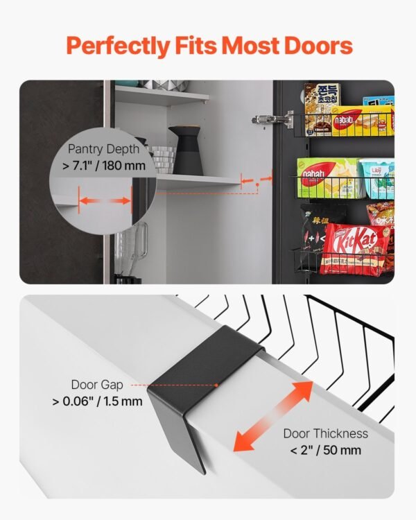 The Kindra Eight-Tier Over-Door Pantry Organizer