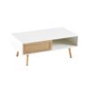 The Kindra Rattan Coffee Table with Sliding Storage