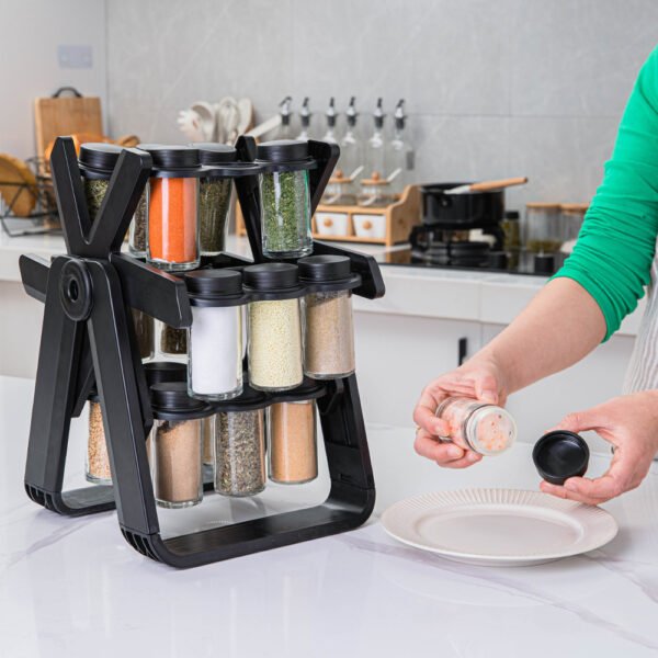 The Kindra Rotating Spice Rack Set