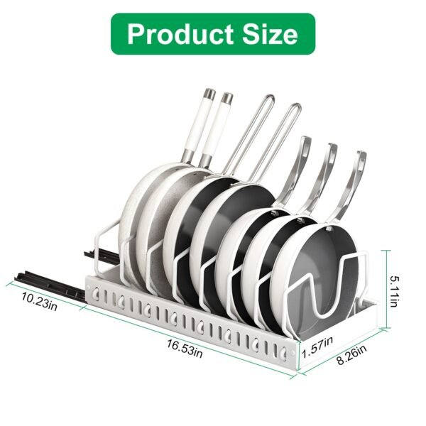 The Kindra Pull-Out Pots & Pans Organizer