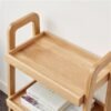 The Kindra Four-Tier Wood Storage Shelf