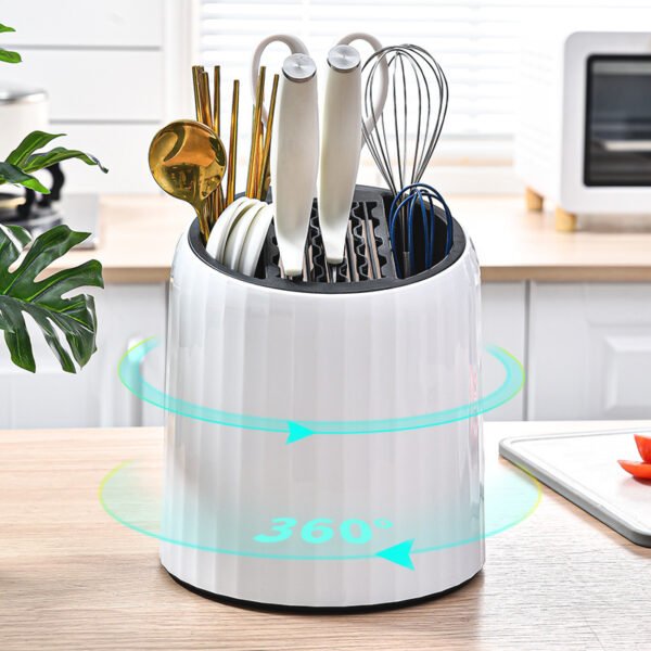b9a66473-bd3f-4f1b-b4ea-bfe757f700ef.jpg The Kindra Rotating Utensil Drying Caddy