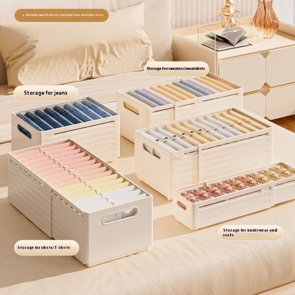 The Kindra Foldable Wardrobe Storage Box