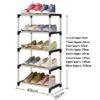The Kindra Five-Tier Entryway Shoe Rack