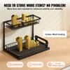 The Kindra Two-Tier Pull-Out Cabinet Organizer