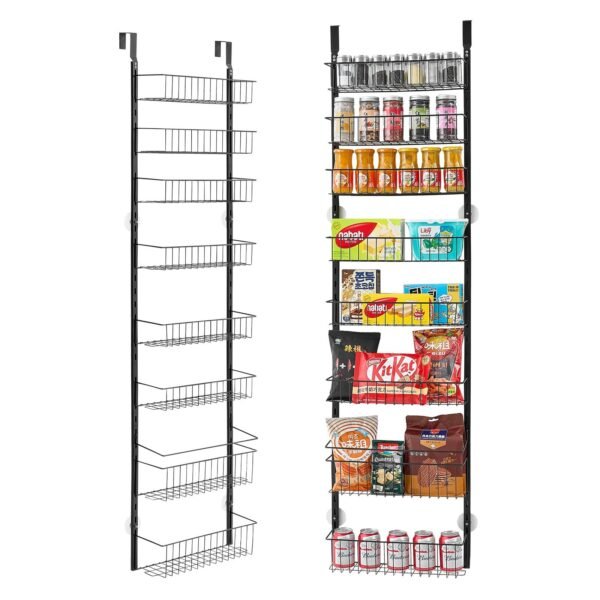 The Kindra Eight-Tier Over-Door Pantry Organizer