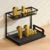 The Kindra Two-Tier Pull-Out Cabinet Organizer