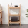 The Kindra Four-Tier Wood Storage Shelf